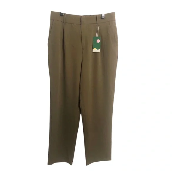 Halara High Waisted Side Pocket Solid Work Tapered Pants Size XL - Picture 3 of 8